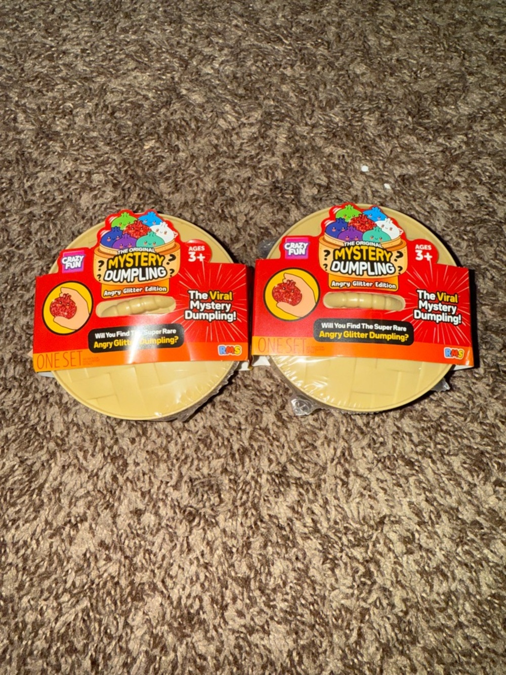 2 Angry Glitter Edition RMS Mystery Dumplings Sealed
